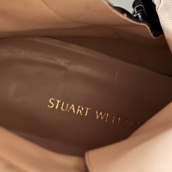 Stuart Weitzman  Black Lace-Up Ankle Boots 7.5 - Picture 11 of 15